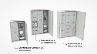 Die neuen ComfortLine Kleinverteiler, Zähler- und Wandschränke