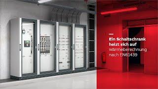 Ein Schaltschrank heizt sich auf – Wärmeberechnung nach EN 61439