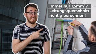 Kabelquerschnitte und maximale Leitungslängen in Gebäuden ermitteln