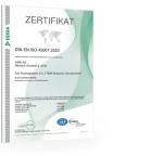 Arbeitsschutzmanagement - ISO-Zertifikat 45001 (Deutsch)