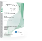 Umweltmanagement - ISO Zertifikat 14001 ENGLISCH