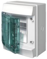 M65W104TN1 Stromkreisverteiler, Aufputz 1x04 Platzeinheiten Schutzklasse II, Schutzart IP65, IK 09