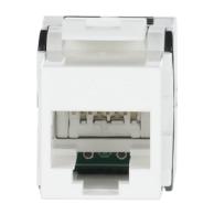 ZE311 Buchse RJ45 Kunststoff, Keystone-Modul zum Einbau in Patchpanel, CAT6, ungeschirmt