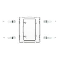 SZH300T Haube IP54 mit Tür 300mm
