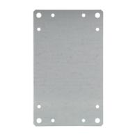 Montageplatte 250x150 Sendzimir verzinktes Stahlblech 2mm für ARIA 32