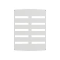 Abdeckplatte mit Ausschnitt für REG 5-Reihen a 2x18TE, 180 (200)TE für ARIA 108