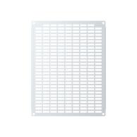 Montageplatte 450x350 Lochraster, Stahlblech 1,5 mm für ARIA 54
