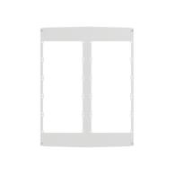 Abdeckrahmen Modular (10M) mit Ausschnitten für modulare Abdeckungen ARIA 108