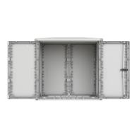 Schrank AP Gr.2 1125x1200x676 EH3, profiliert, große Einbautiefe, SHG IP44, IK10