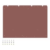 Montageplatte EH3/2 875 HxBxT 756,5x1040x5mm ISO für CombiLine-MP 4FB, 4+1RE