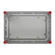 Gehäuse 320x220 transp. MPL Deckel durchsichtig mit ISO-MPL alle Seiten offen