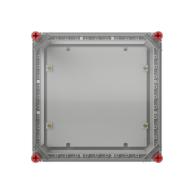 Gehäuse 320x320 transp. MPL Deckel durchsichtig mit ISO-MPL alle Seiten offen