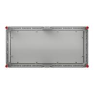 Gehäuse 640x320 transp. MPL Deckel durchsichtig mit ISO-MPL alle Seiten offen