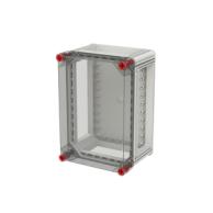 VF32HT-N Leer-Gehäuse 320x220 transp. Deckel durchsichtig alle Seiten offen