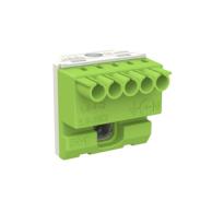 ZK51G PE-Klemmenblock 5x4&amp;#43;1x25qmm