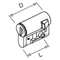 PSPH2432 Profilhalbzylinder V2432E
