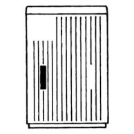 EHP320DAG Schrank AP Gr.0 1125x590x320 Doppelschließung, AG-Lackierung IP44, IK10