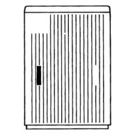 EHP321D Schrank AP Gr.1 1125x785x320 EH3, profiliert mit Doppelschließung IP44, IK10