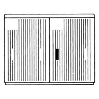 EHP323D Schrank AP Gr.3 1125x1445x320 EH3, profiliert mit Doppelschließung IP44, IK10