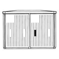 Schränke-HxT 875x676mm