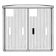 EHGD1126 Schrank AP Gr.2 1125x1200x676 EH3, profiliert, große Einbautiefe, SHG IP44, IK10