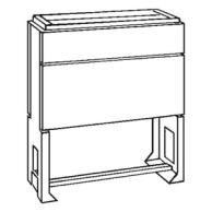 EHDB15 DIN-Sockel Baupaket 900x780x310 Gr.1, PolyesterRAL7035 Standard
