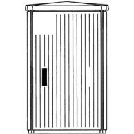 EHGD165 Schrank AP Gr.0 1125X676X54 EH3, profiliert, große Einbautiefe, SHG IP44, IK10