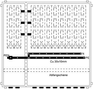 KS878 Hausanschlussschrank
