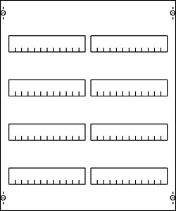 2V0A Verteilerfeld BH0 2-Feld