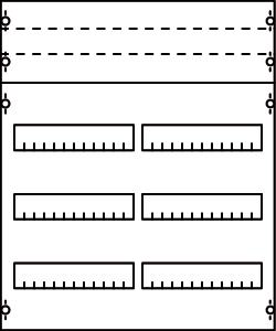 2V0KA Verteilerfeld BH0 2-Feld