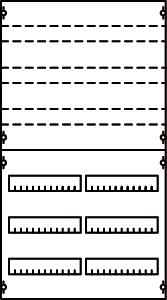 2V23KA Verteilerfeld BH2 2-Feld