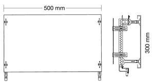 ED62MA Kombi-Set 2F. Montageplatte