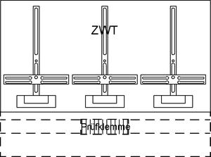KF423 Meßplatte verdr. 3 Kreuze