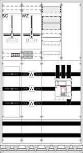 WX42KK11S MuW Schrank kpl. TX412S