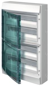 M65W472TN4 Stromkreisverteiler, Aufputz 4x18 Platzeinheiten Schutzklasse II, Schutzart IP65, IK 09