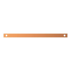 ZX1092 CU-Schiene 20x5mm, L:340mm