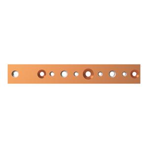 ZXM2525 CU-Schiene 40x10mm, L:274mm