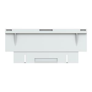 SZAZ1P50 Endabd. schw. Abdeckung 50St