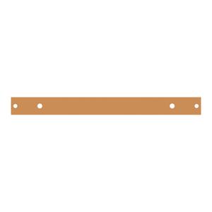 ZX2371 CU-Schiene 40x10mm, L:431mm