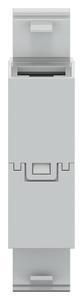 ZED45U RJ45 Doppelbuchse Kunststoff