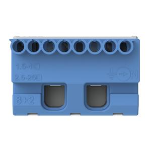 ZK82B N-Klemmenblock 8x4&amp;#43;2x25qmm