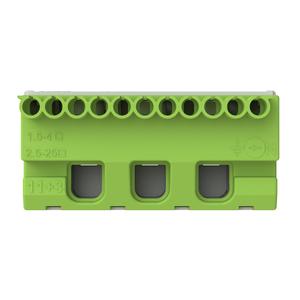 ZK113G PE-Klemmenblock 11x4&amp;#43;3x25qmm