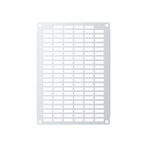 PAML43 Montageplatte 350x250 Lochraster, Stahlblech 1,5 mm für ARIA 43
