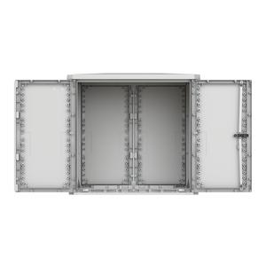 Schrank AP Gr.2 1125x1200x676 EH3, profiliert, große Einbautiefe, SHG IP44, IK10