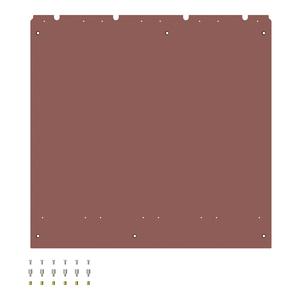 Montageplatte HxBxT 1006,5x1040x5mm ISO für CombiLine-MP 4FB, 6RE