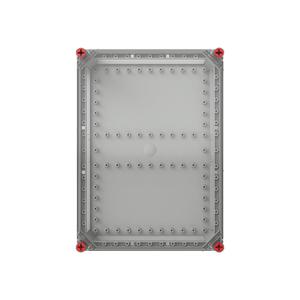 VF43HT-N Leer-Gehäuse 440x320 transp. Deckel durchsichtig alle Seiten offen