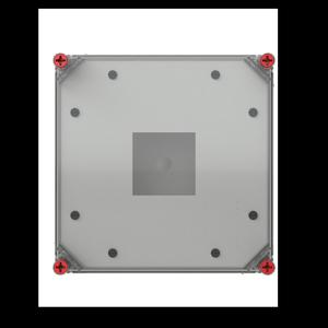 VB33TDA1 Meßgehäuse VMS33 für Messgerät 96x96mm mit transparenten Deckel