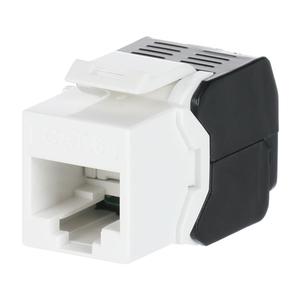 ZE311 Buchse RJ45 Kunststoff, Keystone-Modul zum Einbau in Patchpanel, CAT6, ungeschirmt