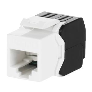 ZE311 Buchse RJ45 Kunststoff, Keystone-Modul zum Einbau in Patchpanel, CAT6, ungeschirmt