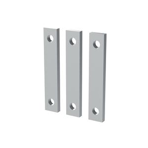 WZC2U Wandlerschiene 170x30x10, mit Lochabstand 130mm, vernickelt, DIN 42600-2 Form A